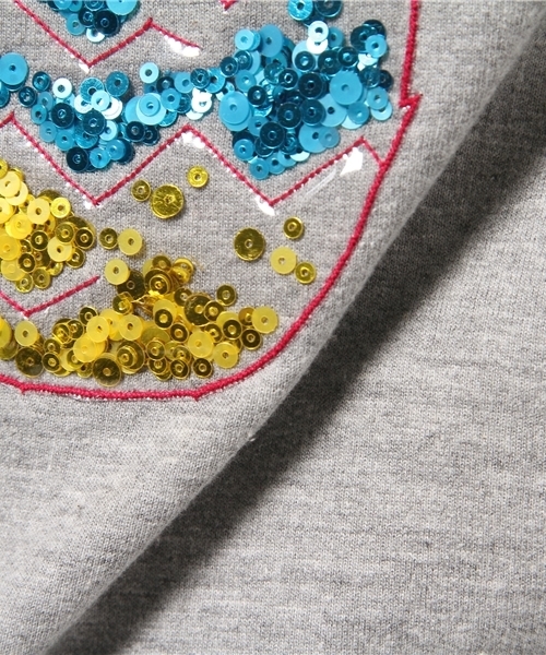 Markus Lupfer （マーカスルプファー）の「Markus Lupfer パイナップルモチーフスエット（スウェット・レディース・ライトグレー・SMALL）」の3枚目の写真