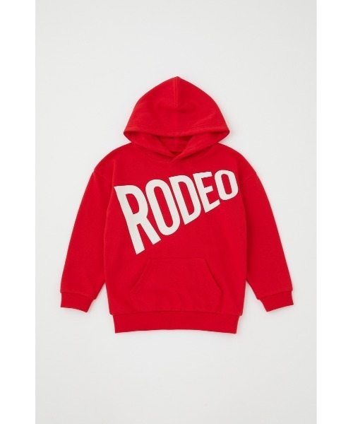 RODEO CROWNS WIDE BOWL(ロデオクラウンズワイドボウル)の「キッズLOUD LOGOフーディー(パーカー・キッズ・ダークグリーン/レッド/ブラック・110/120/130/140)」の3枚目の写真