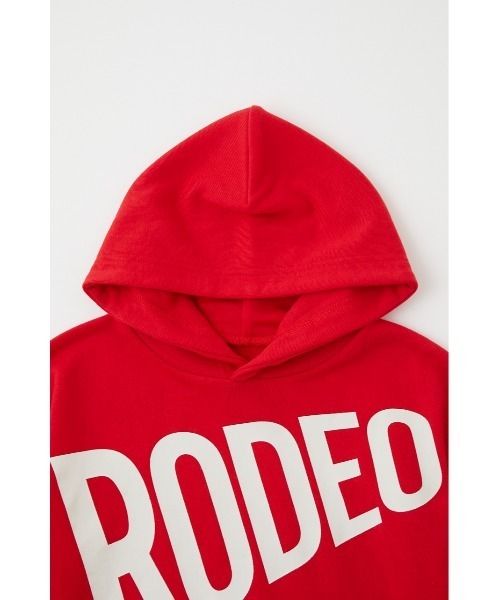 RODEO CROWNS WIDE BOWL(ロデオクラウンズワイドボウル)の「キッズLOUD LOGOフーディー(パーカー・キッズ・ダークグリーン/レッド/ブラック・110/120/130/140)」の10枚目の写真