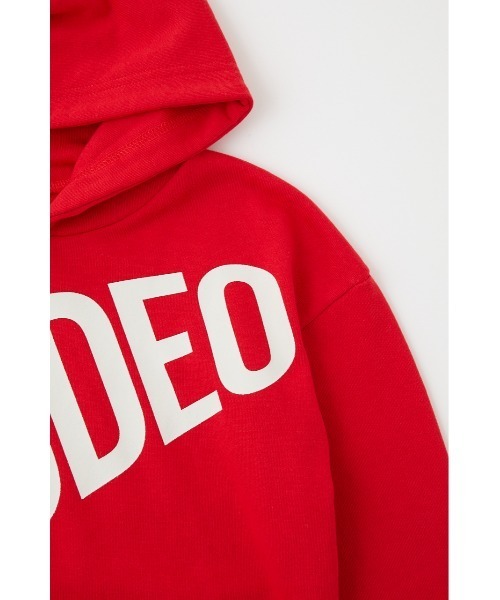 RODEO CROWNS WIDE BOWL(ロデオクラウンズワイドボウル)の「キッズLOUD LOGOフーディー(パーカー・キッズ・ダークグリーン/レッド/ブラック・110/120/130/140)」の4枚目の写真