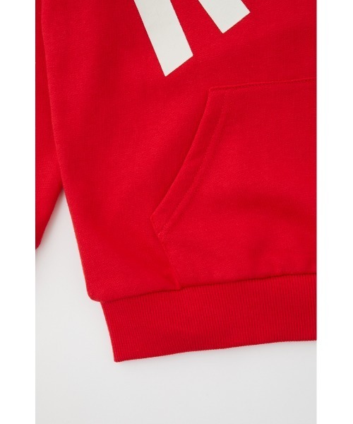 RODEO CROWNS WIDE BOWL(ロデオクラウンズワイドボウル)の「キッズLOUD LOGOフーディー(パーカー・キッズ・ダークグリーン/レッド/ブラック・110/120/130/140)」の9枚目の写真