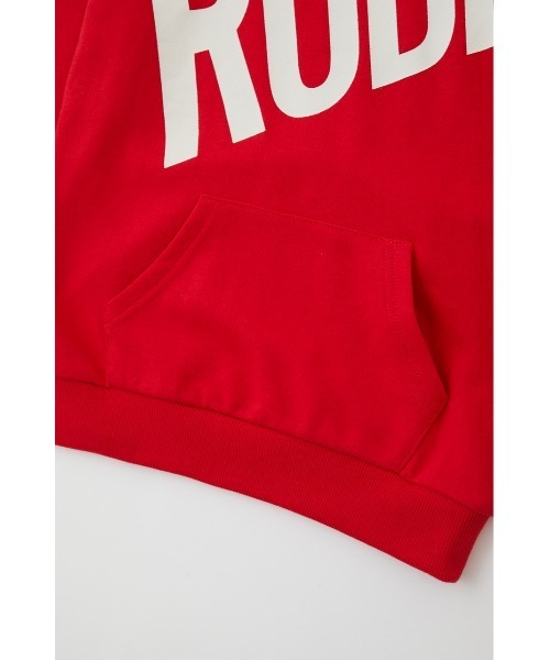 RODEO CROWNS WIDE BOWL(ロデオクラウンズワイドボウル)の「キッズLOUD LOGOフーディー(パーカー・キッズ・ダークグリーン/レッド/ブラック・110/120/130/140)」の6枚目の写真