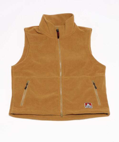 BEN DAVIS(ベンデイビス)の「《BEN DAVIS》FLEECE VEST リサイクルポリエステル(ベスト・メンズ・ベージュ/ブラック・MEDIUM/LARGE)」の14枚目の写真