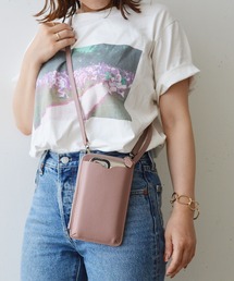 リズメロ❤︎ショッキングピンク❤︎お財布ショルダー❤︎バック❤︎ママ 即売会参加にオススメ！お財布ショルダーバッグ スモーキー
