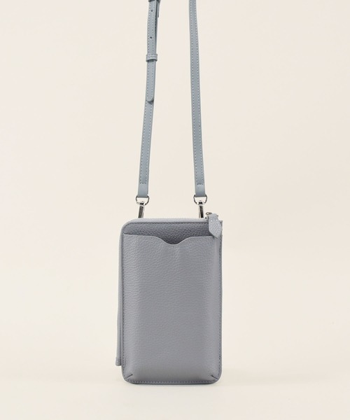 セール】選べる12カラー！本革お財布スマホミニショルダーバッグ