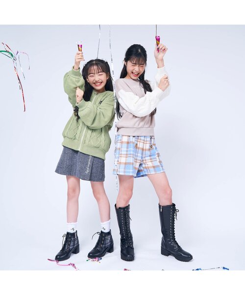 セール】裏付きあったかジップカーデ（カーディガン/ボレロ）｜algy