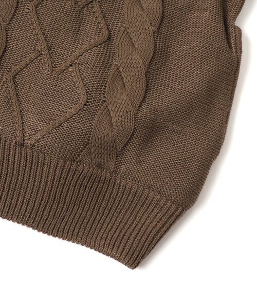 algy（アルジー）の「裏付きあったかジップカーデ（カーディガン/ボレロ・キッズ・ブラウン/サックスブルー/ミント・SMALL/X-SMALL/XX-SMALL/MEDIUM）」の19枚目の写真