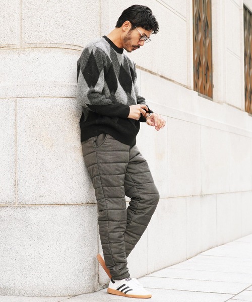 ジーフォア ダウンパンツ ロゴ 総柄 XS AURORA TEX DOWN PANTS|オーロラテックス ダウンパンツオーロラ