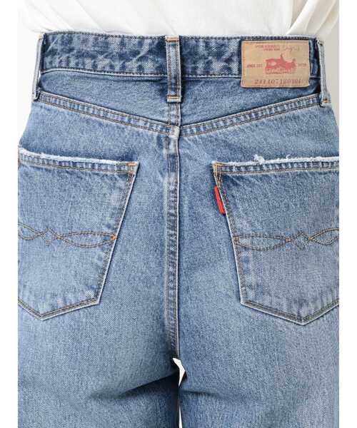 Ungrid(アングリッド)の「ハイウエストルーズクラッシュストレートデニム(デニムパンツ・レディース・ブルー・24inch/25inch/26inch)」の18枚目の写真