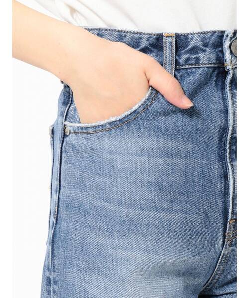 Ungrid(アングリッド)の「ハイウエストルーズクラッシュストレートデニム(デニムパンツ・レディース・ブルー・24inch/25inch/26inch)」の19枚目の写真