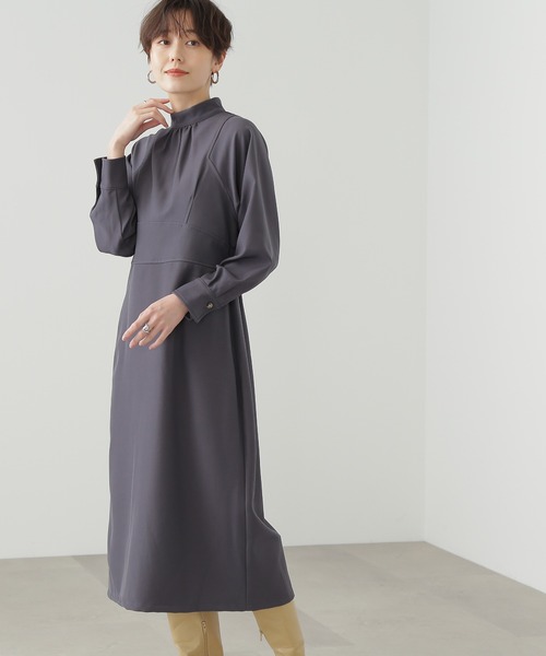 セール ウェッジスリーブストレートワンピース ワンピース N N Natural Natural Beauty Basic エヌエヌ ナチュラルビューティーベーシック のファッション ワンピース ドレス Beauty 直接管理販売の