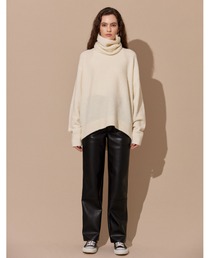 ALEXIA STAM | Brushed Back Eco Leather Pants / フェイクレザーパンツ(その他パンツ)