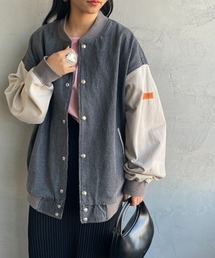 JEANS FACTORY  | 【men's FUDGE 4月号掲載】[UNIVERSAL OVERALL/ユニバーサルオーバーオール] 別注 ビッグシルエットスタジャン(スタジャン)