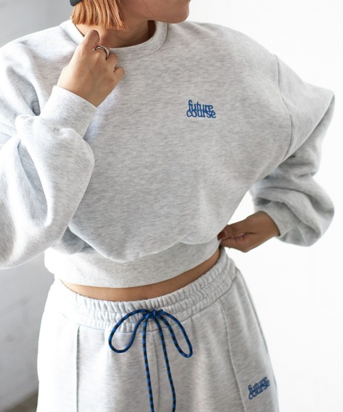 PBLIM(ページボーイリム)の「PAGEBOYLIM/フューチャーシリーズスウェット(スウェット・レディース・ブラック/パープル/グレー・FREE)」の3枚目の写真