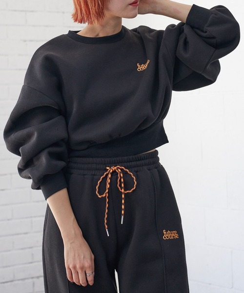 PBLIM(ページボーイリム)の「PAGEBOYLIM/フューチャーシリーズスウェット(スウェット・レディース・ブラック/パープル/グレー・FREE)」の2枚目の写真