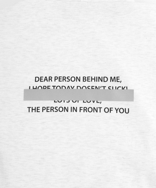 Figments(フィグメンツ)の「【裏起毛】PERSONパーカー(パーカー・レディース・杢グレー/ブラック・FREE)」の7枚目の写真