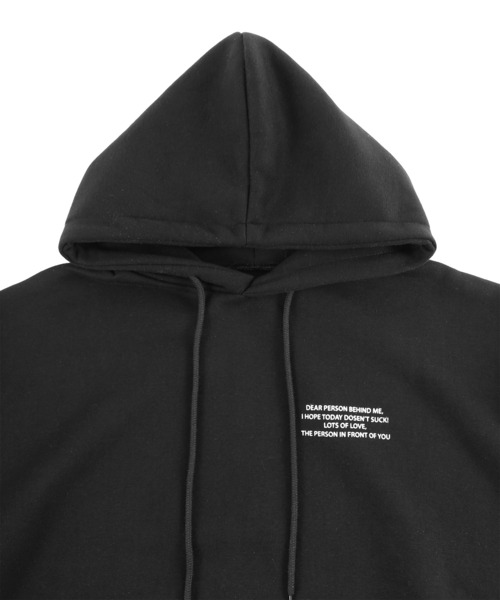 Figments(フィグメンツ)の「【裏起毛】PERSONパーカー(パーカー・レディース・杢グレー/ブラック・FREE)」の8枚目の写真