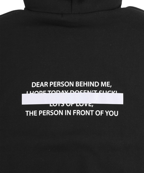 Figments(フィグメンツ)の「【裏起毛】PERSONパーカー(パーカー・レディース・杢グレー/ブラック・FREE)」の9枚目の写真