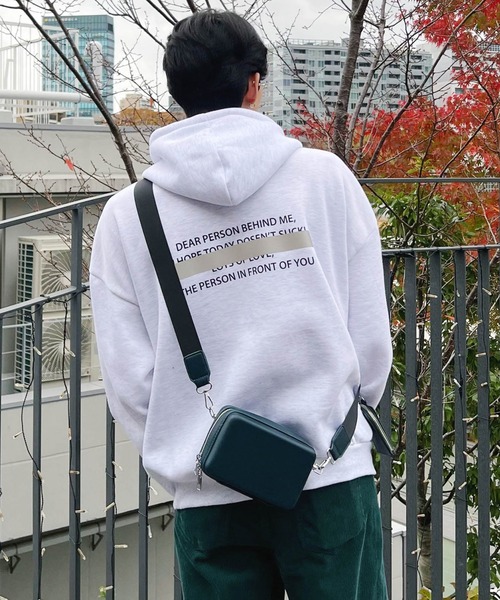 Figments(フィグメンツ)の「【裏起毛】PERSONパーカー(パーカー・レディース・杢グレー/ブラック・FREE)」の21枚目の写真