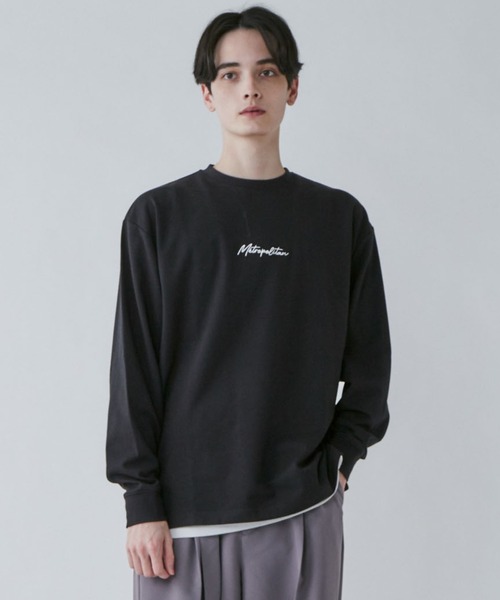 LUCY(ルーシー)の「LUCY/AIRFUNCTION シンプルロゴロンT(Tシャツ/カットソー・メンズ・ブルー/ホワイト系その他/ホワイト/ダークグレー/ブラック・MEDIUM/LARGE)」の3枚目の写真