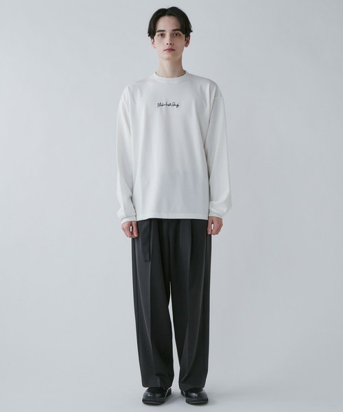 LUCY(ルーシー)の「LUCY/AIRFUNCTION シンプルロゴロンT(Tシャツ/カットソー・メンズ・ブルー/ホワイト系その他/ホワイト/ダークグレー/ブラック・MEDIUM/LARGE)」の7枚目の写真