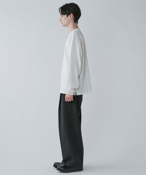 LUCY(ルーシー)の「LUCY/AIRFUNCTION シンプルロゴロンT(Tシャツ/カットソー・メンズ・ブルー/ホワイト系その他/ホワイト/ダークグレー/ブラック・MEDIUM/LARGE)」の8枚目の写真