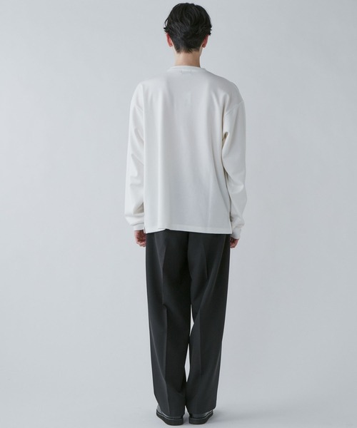 LUCY(ルーシー)の「LUCY/AIRFUNCTION シンプルロゴロンT(Tシャツ/カットソー・メンズ・ブルー/ホワイト系その他/ホワイト/ダークグレー/ブラック・MEDIUM/LARGE)」の9枚目の写真