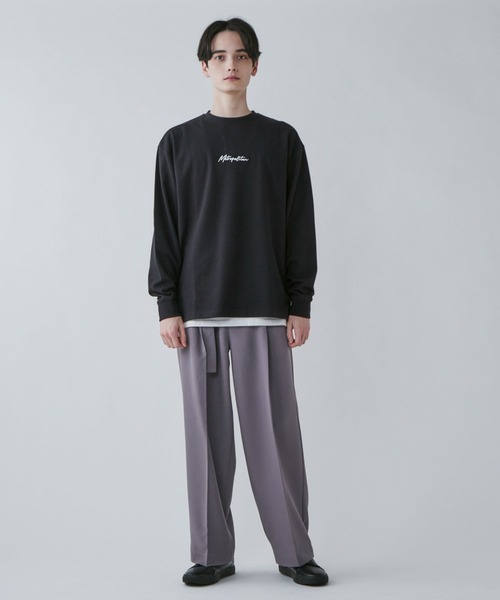 LUCY(ルーシー)の「LUCY/AIRFUNCTION シンプルロゴロンT(Tシャツ/カットソー・メンズ・ブルー/ホワイト系その他/ホワイト/ダークグレー/ブラック・MEDIUM/LARGE)」の15枚目の写真