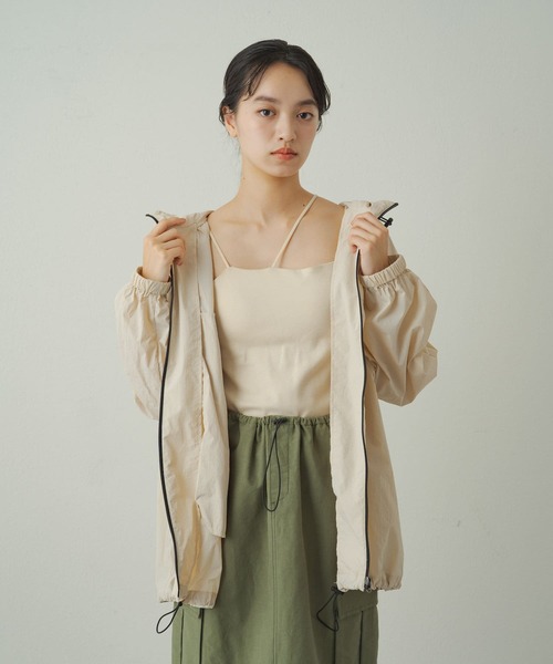 earthy(アーシー)の「【earthy_】オーガニックコットンカップ付き3ストラップキャミソール(キャミソール・レディース・オフホワイト/ブラック/グレー・M/S)」の19枚目の写真