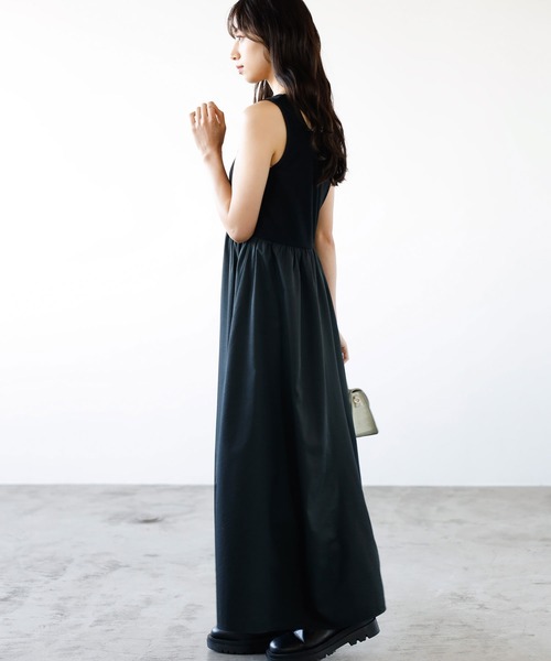 GeeRA(ジーラ)の「ニットボレロ&ドッキングワンピースセット(ワンピース・レディース・ブルー/アイボリー・MEDIUM/LARGE)」の7枚目の写真
