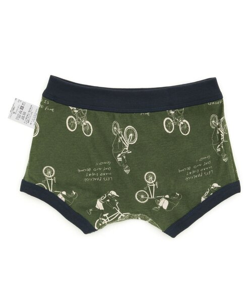 BOYS4色2柄ボクサーパンツ(恐竜・自転車)（ボクサーパンツ）｜BREEZE