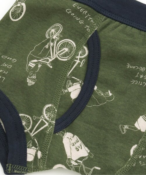 BOYS4色2柄ボクサーパンツ(恐竜・自転車)（ボクサーパンツ）｜BREEZE