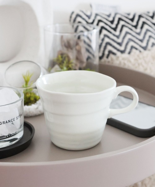 LAKOLE(ラコレ)の「美濃焼きマグカップ / 175109(グラス/マグカップ/タンブラー・レディース・ダークブルー/ベージュ/その他1/その他2/ホワイト/ダークオリーブ・FREE)」の5枚目の写真