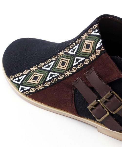 チャイハネ（チャイハネ）の「【チャイハネ】スラッシュMEN'Sブーツ（ブーツ・メンズ・ベージュ/ブラック・LL/L）」の6枚目の写真