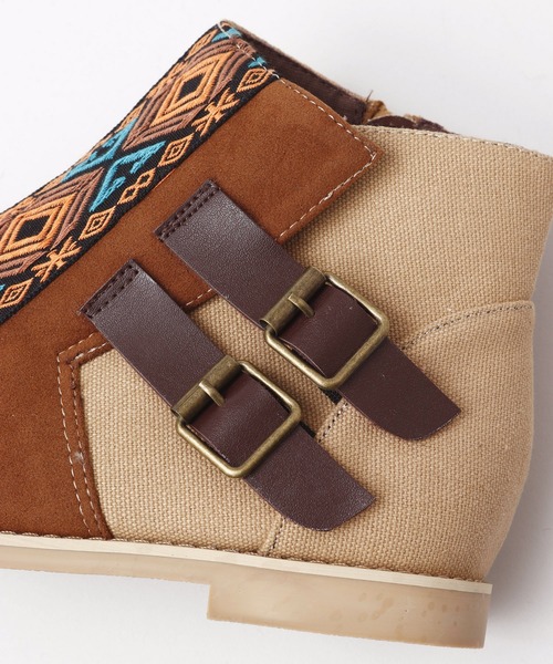 チャイハネ（チャイハネ）の「【チャイハネ】スラッシュMEN'Sブーツ（ブーツ・メンズ・ベージュ/ブラック・LL/L）」の10枚目の写真