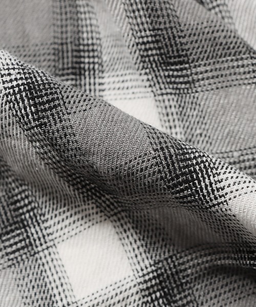 ROOPTOKYO（ループトウキョウ）の「ルーズシルエット オンブレチェック LS 長袖シャツ（シャツ/ブラウス・メンズ・ブラック/ネイビー/グレー・M/L）」の5枚目の写真