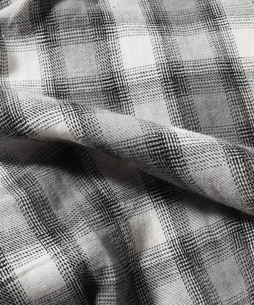 ROOPTOKYO（ループトウキョウ）の「ルーズシルエット オンブレチェック LS 長袖シャツ（シャツ/ブラウス・メンズ・ブラック/ネイビー/グレー・M/L）」の4枚目の写真