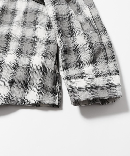 ROOPTOKYO（ループトウキョウ）の「ルーズシルエット オンブレチェック LS 長袖シャツ（シャツ/ブラウス・メンズ・ブラック/ネイビー/グレー・M/L）」の15枚目の写真