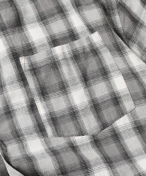 ROOPTOKYO（ループトウキョウ）の「ルーズシルエット オンブレチェック LS 長袖シャツ（シャツ/ブラウス・メンズ・ブラック/ネイビー/グレー・M/L）」の14枚目の写真