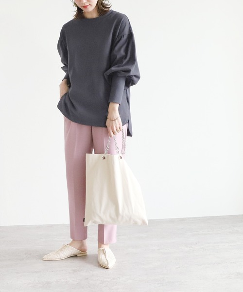 ヘビー天竺パフスリーブスウェット