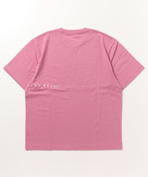 OFFSHORE（オフショア）の「JUSTRELAX TEE/ジャストリラックス ティーシャツ（Tシャツ/カットソー・メンズ・ピンク/グリーン・M/L/S/XL）」の15枚目の写真