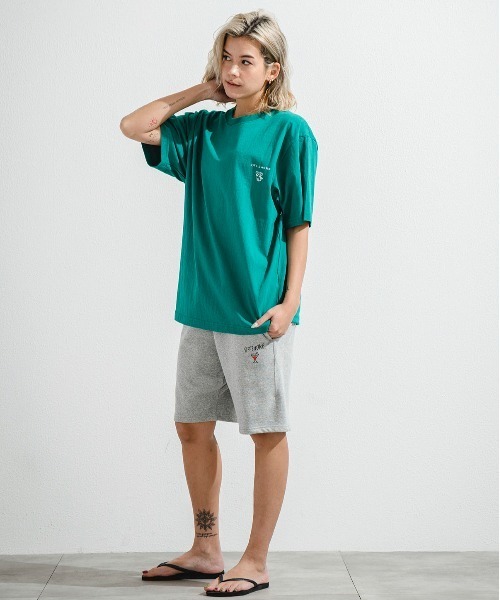 OFFSHORE（オフショア）の「JUSTRELAX TEE/ジャストリラックス ティーシャツ（Tシャツ/カットソー・メンズ・ピンク/グリーン・M/L/S/XL）」の20枚目の写真