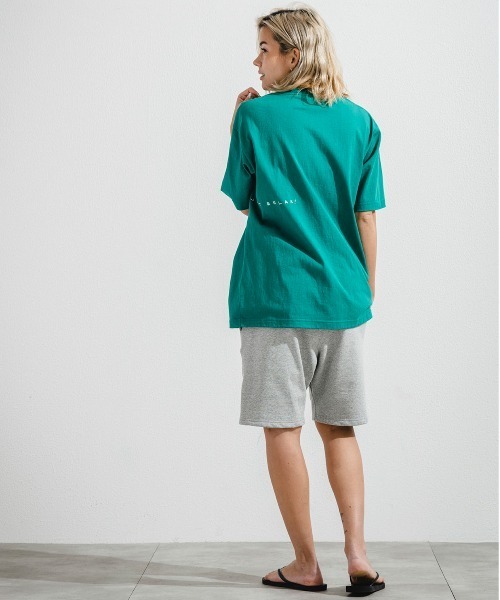 OFFSHORE（オフショア）の「JUSTRELAX TEE/ジャストリラックス ティーシャツ（Tシャツ/カットソー・メンズ・ピンク/グリーン・M/L/S/XL）」の3枚目の写真