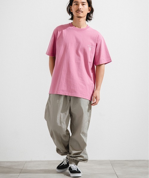 OFFSHORE（オフショア）の「JUSTRELAX TEE/ジャストリラックス ティーシャツ（Tシャツ/カットソー・メンズ・ピンク/グリーン・M/L/S/XL）」の4枚目の写真