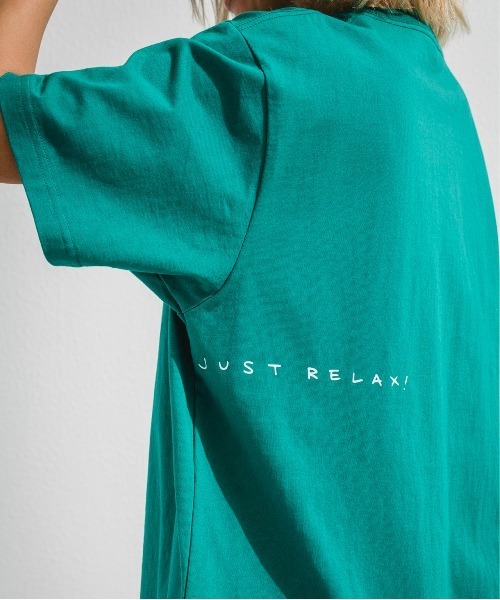 OFFSHORE（オフショア）の「JUSTRELAX TEE/ジャストリラックス ティーシャツ（Tシャツ/カットソー・メンズ・ピンク/グリーン・M/L/S/XL）」の6枚目の写真