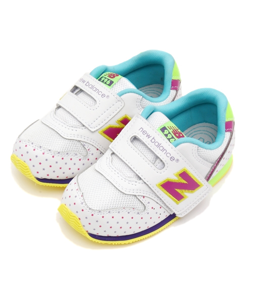 NEW BALANCE（ニューバランス）の「ベビー キッズ ニューバランス カラフル new balance FS996（スニーカー・キッズ・ピンク/レッド/ホワイト/ネイビー・15cm/13cm/14cm/16cm/12cm）」の2枚目の写真