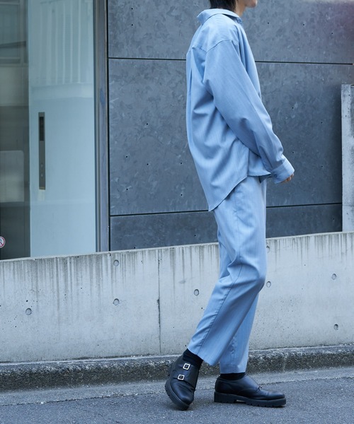 COLONY 2139(コロニートゥーワンスリーナイン)の「杢テックリネンパンツ(その他パンツ・メンズ・ベージュ/サックスブルー・MEDIUM/LARGE)」の14枚目の写真