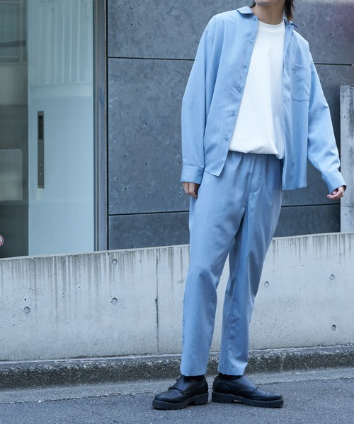 COLONY 2139(コロニートゥーワンスリーナイン)の「杢テックリネンパンツ(その他パンツ・メンズ・ベージュ/サックスブルー・MEDIUM/LARGE)」の15枚目の写真