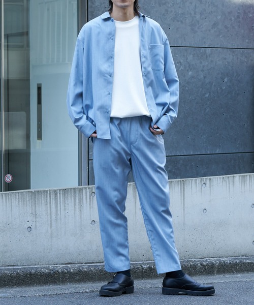 COLONY 2139(コロニートゥーワンスリーナイン)の「杢テックリネンパンツ(その他パンツ・メンズ・ベージュ/サックスブルー・MEDIUM/LARGE)」の19枚目の写真