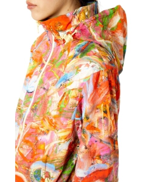 DIESEL ナイロンプリントジャケット　マルチカラー DIESEL ナイロンプリントジャケット マルチカラー DIESEL ナイロン